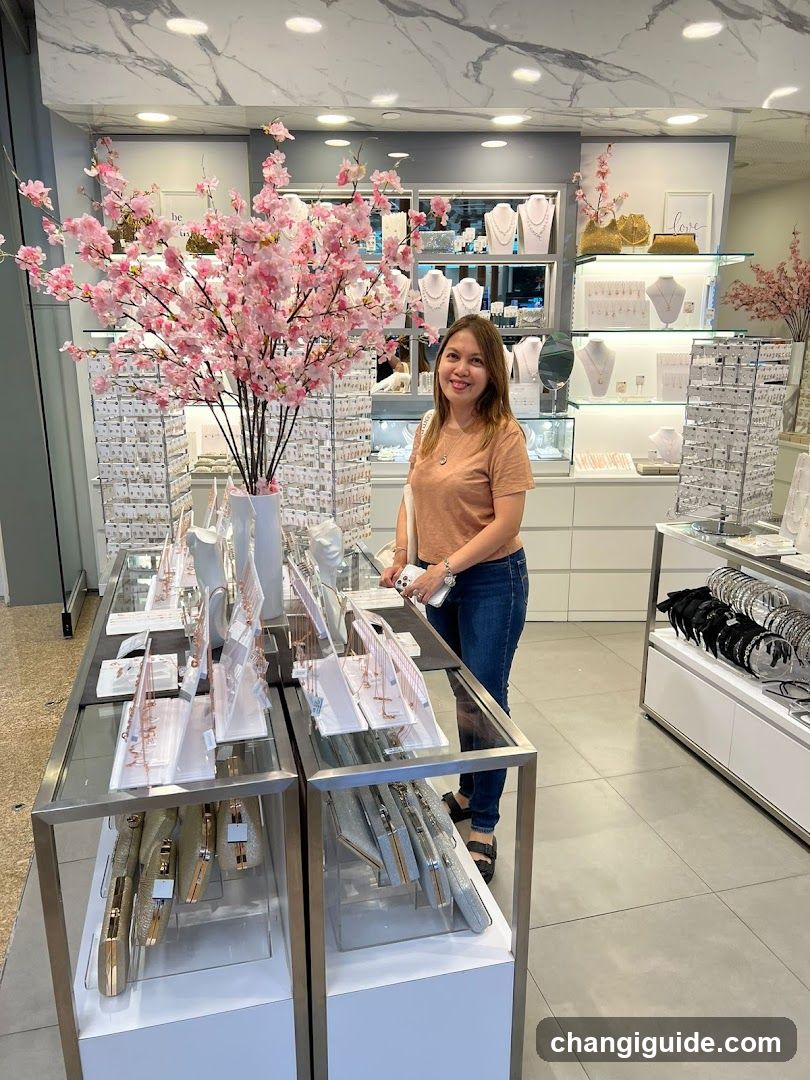 Jewelry Store Interior with Staff