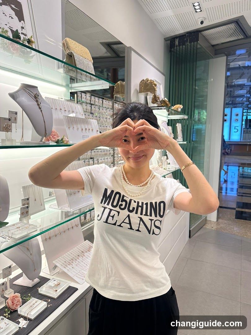 Jewelry Store Interior with Customer