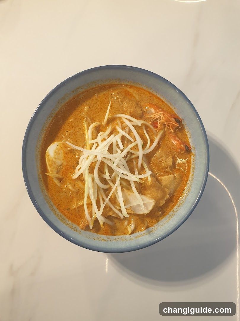 Curry Noodle Bowl with Bean Sprouts