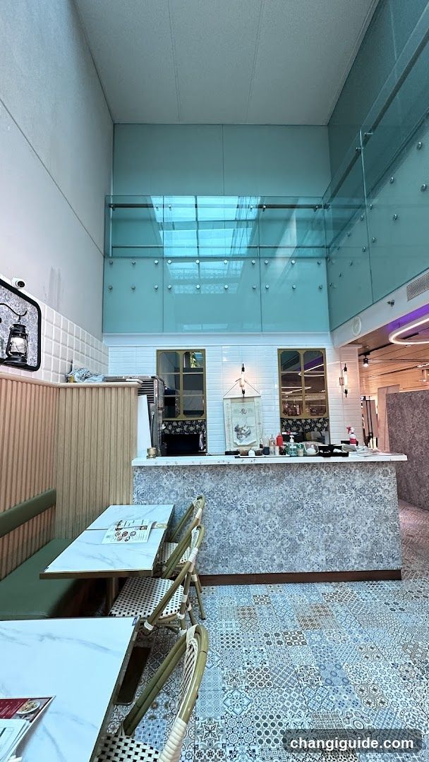 Interior of a modern cafe or restaurant