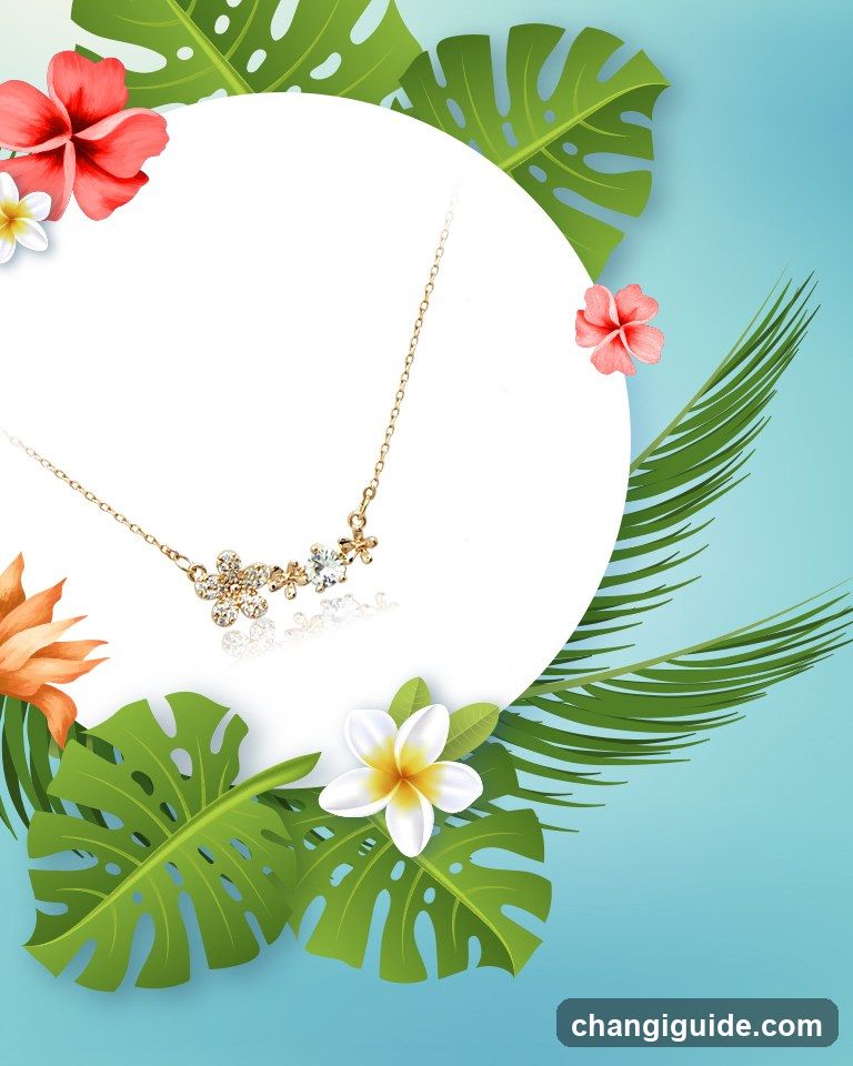 Tropical Jewelry Display