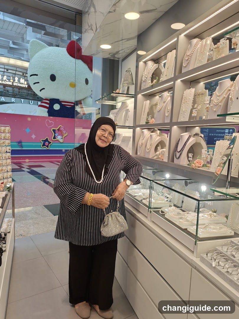 Woman in Jewelry Store