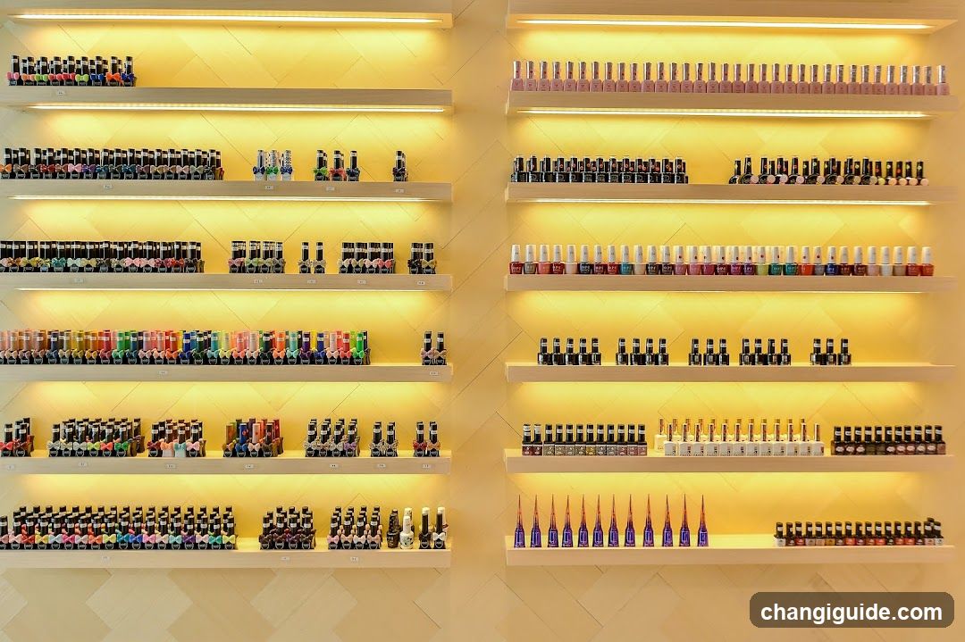 Nail Polish Display Wall