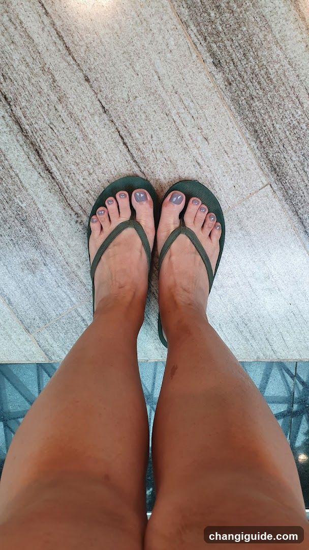 Feet in Flip-Flops