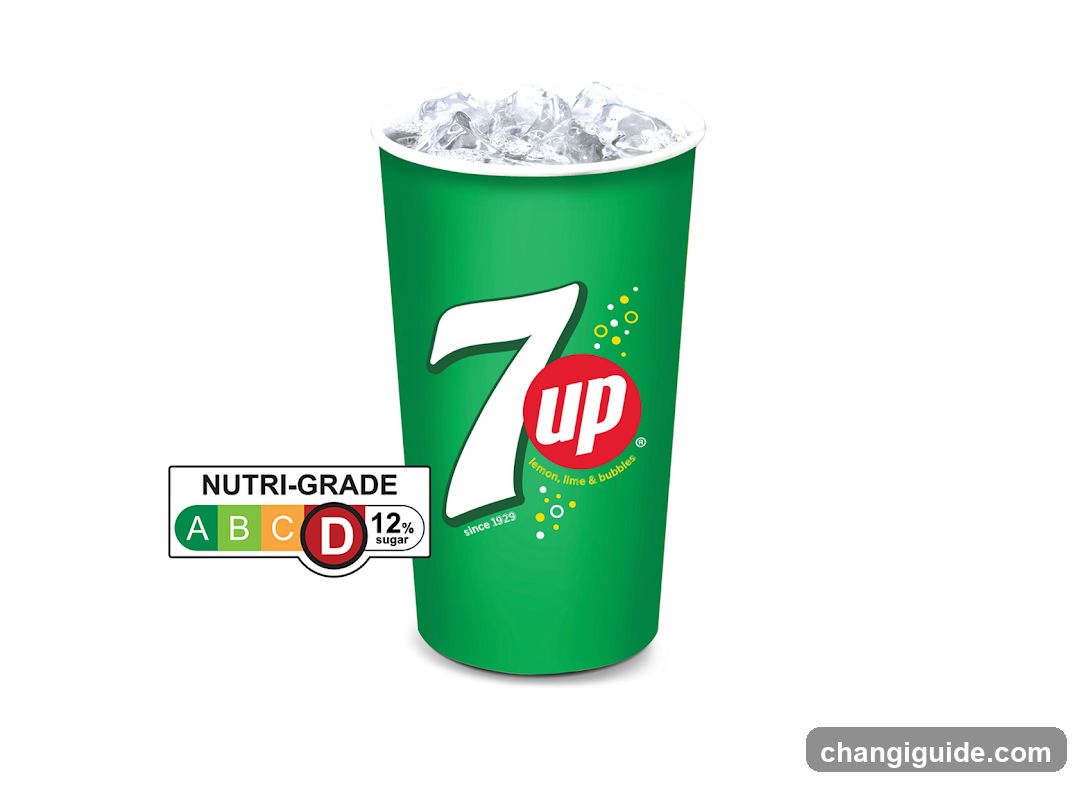 7UP Cup with Nutri-Grade Label