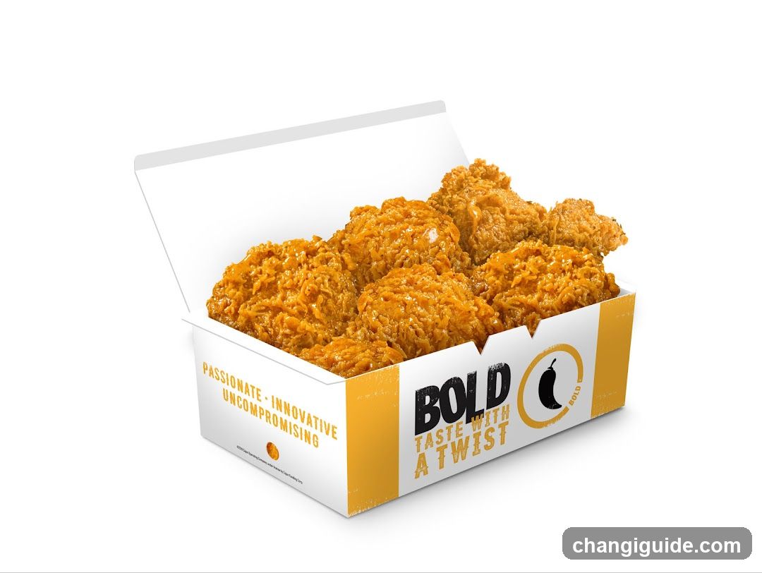 BOLD Taste With A Twist Boxed Fried Chicken
