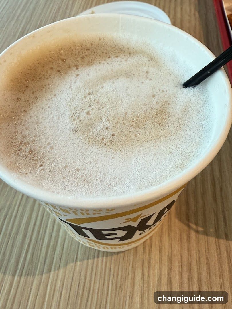 Foamy Coffee in Cup
