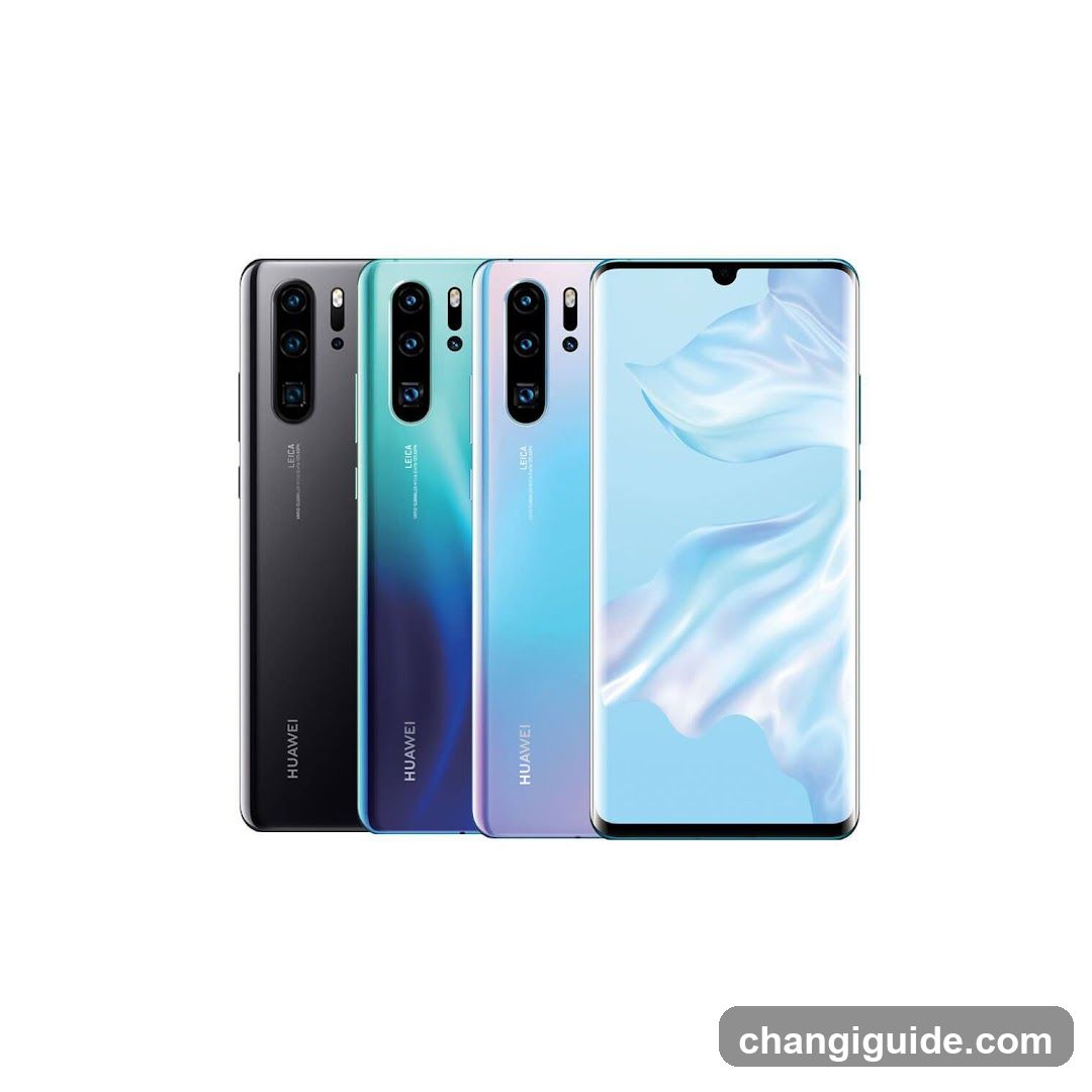 HUAWEI P30 Pro smartphones display