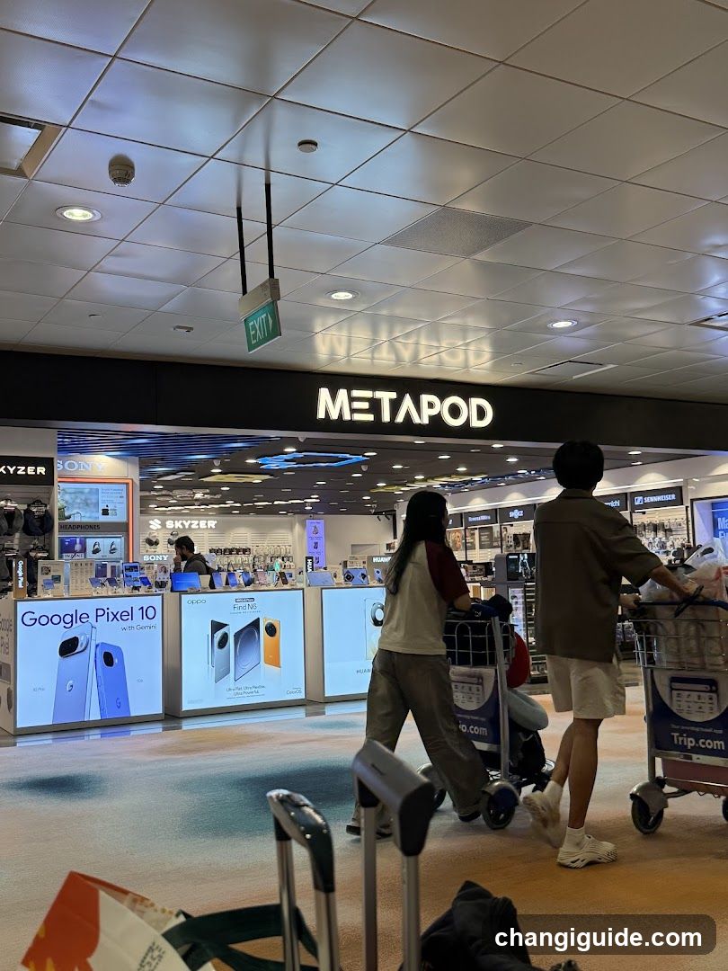 Airport Terminal Interior with Shopping Area