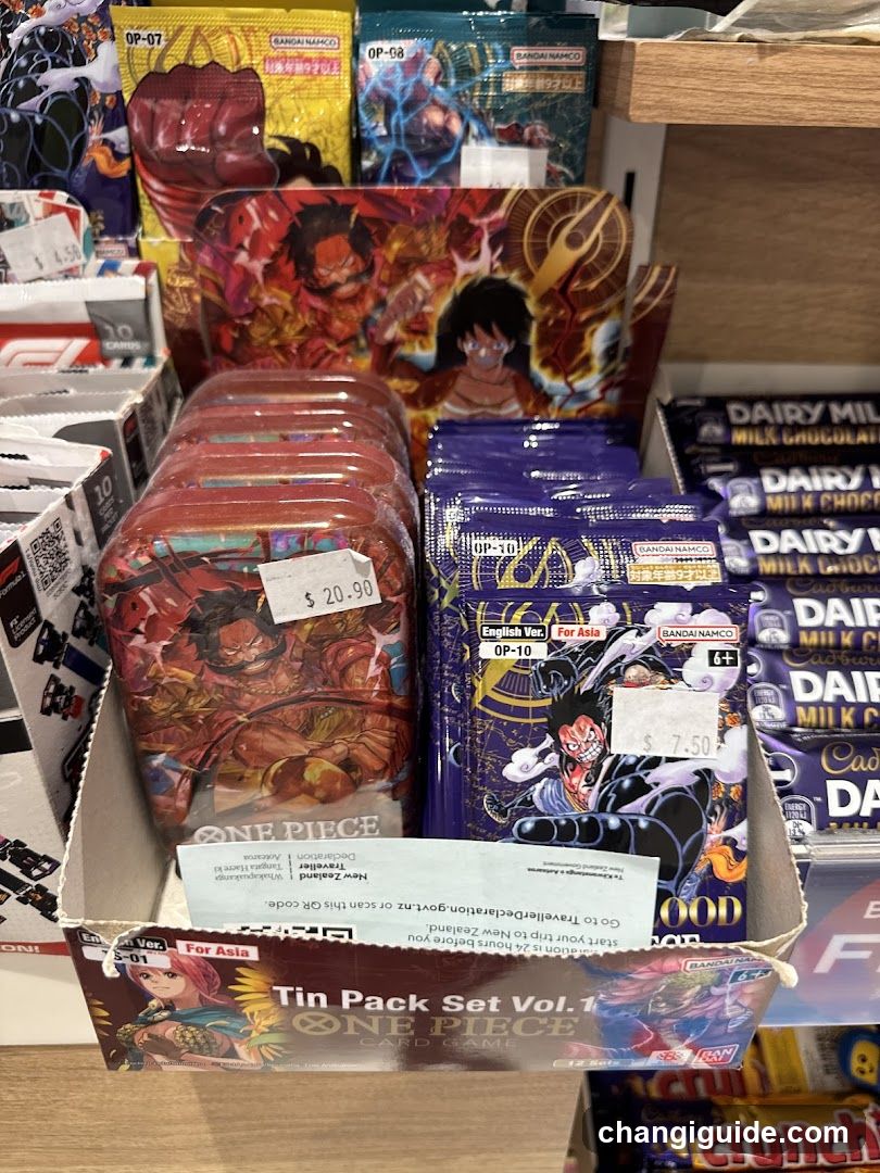 One Piece Card Game Merchandise Display