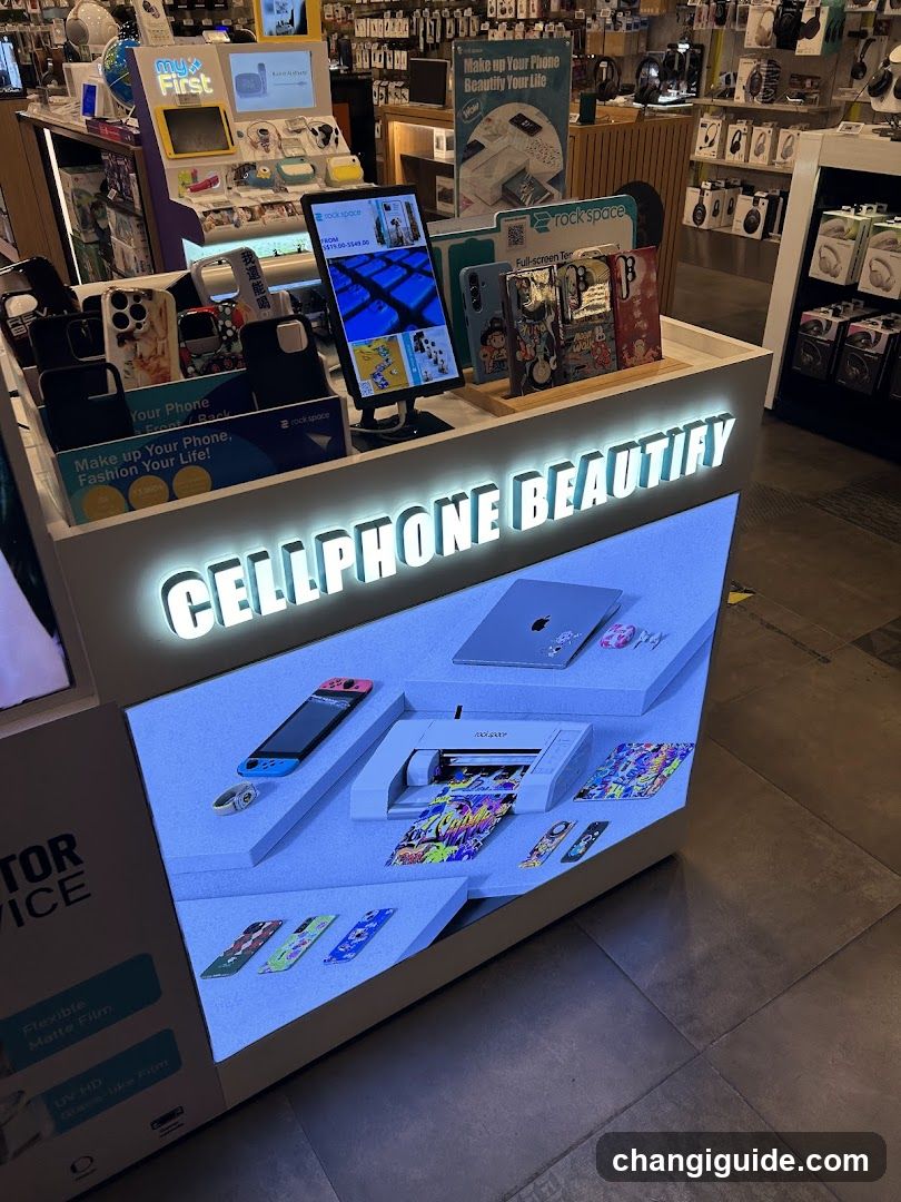 Cellphone Beauty Display