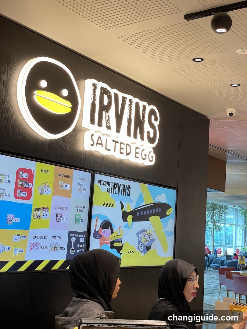 Irvin's Salted Egg Store Interior