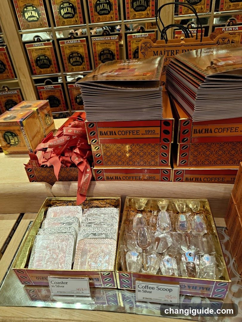 Bacha Coffee Merchandise Display