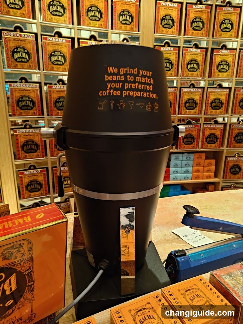 Bach Coffee Grinder Display