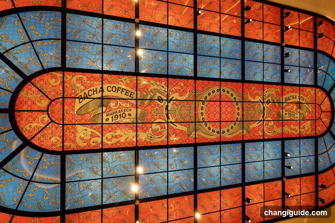 Bacha Coffee Stained Glass Ceiling