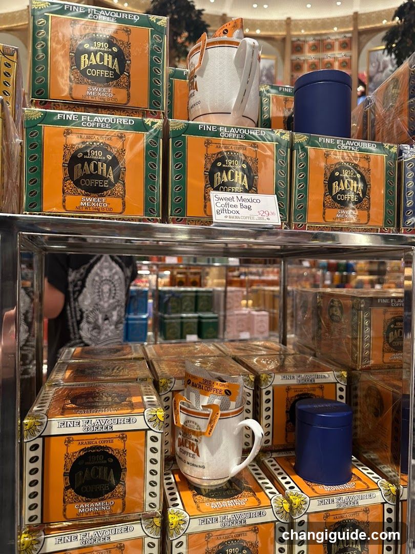Bacha Coffee Shop Interior Display