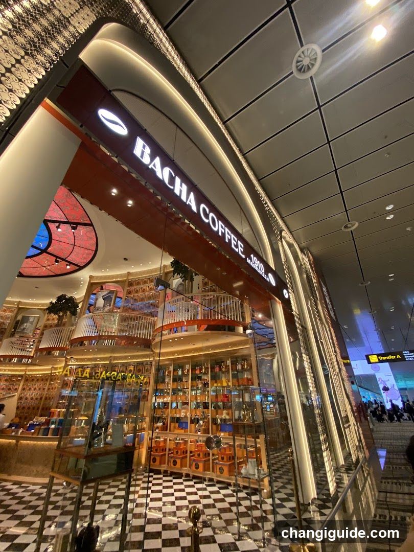 Bacha Coffee The Arch, Changi Int’l Airport Terminal 3
