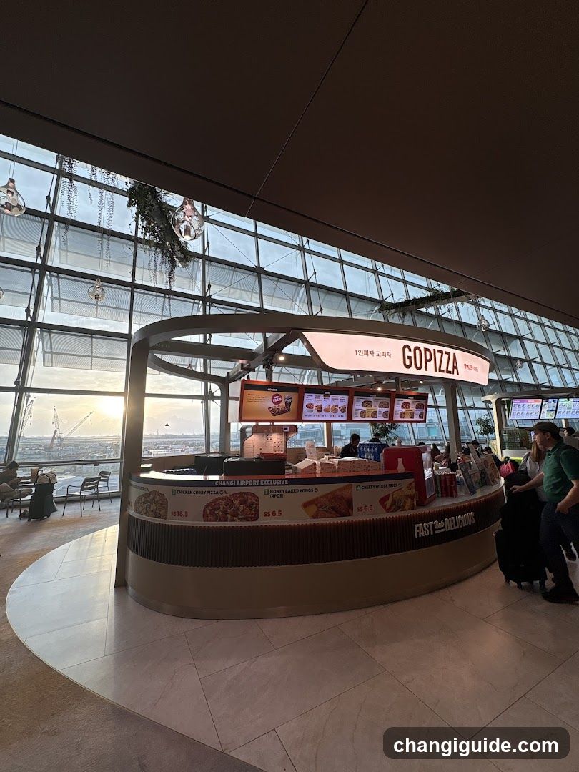 Airport Food Kiosk Interior