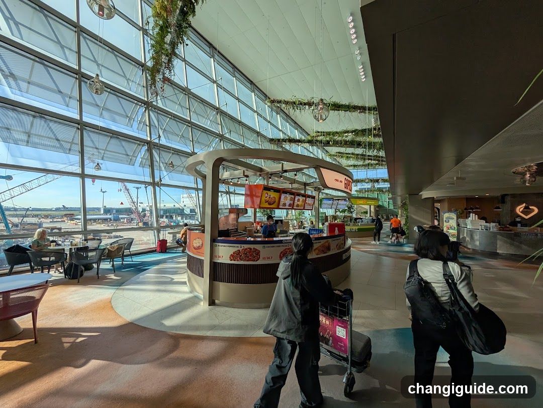 Airport Food Court Interior