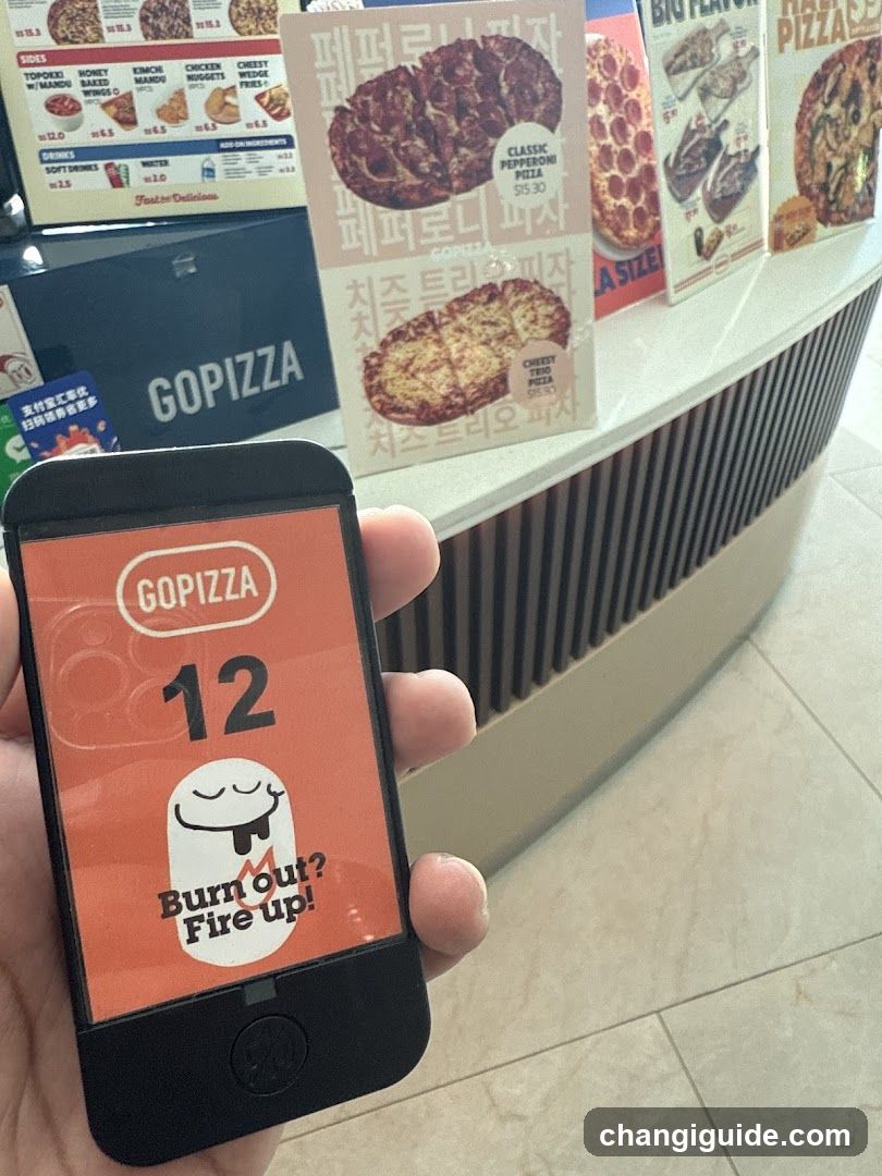 GoPizza Interior Display