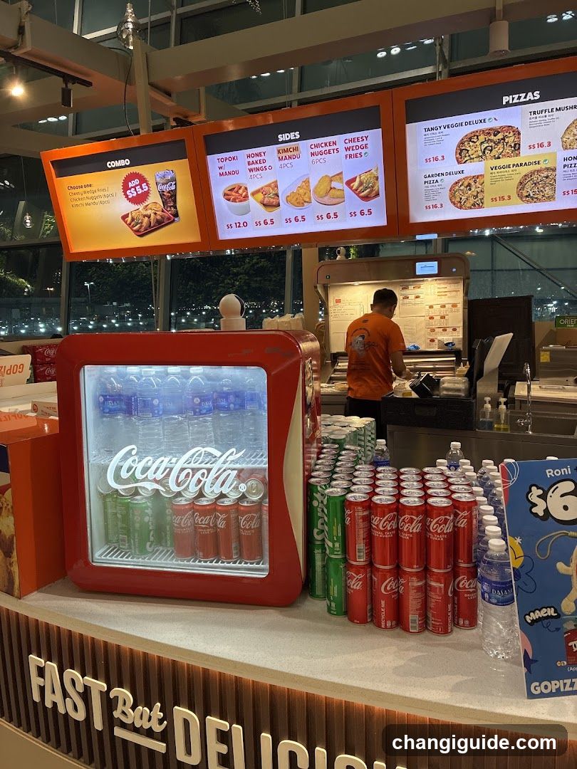 Fast Food Counter Interior