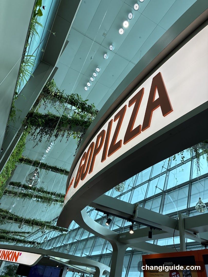 Bopizza Signage in Modern Interior