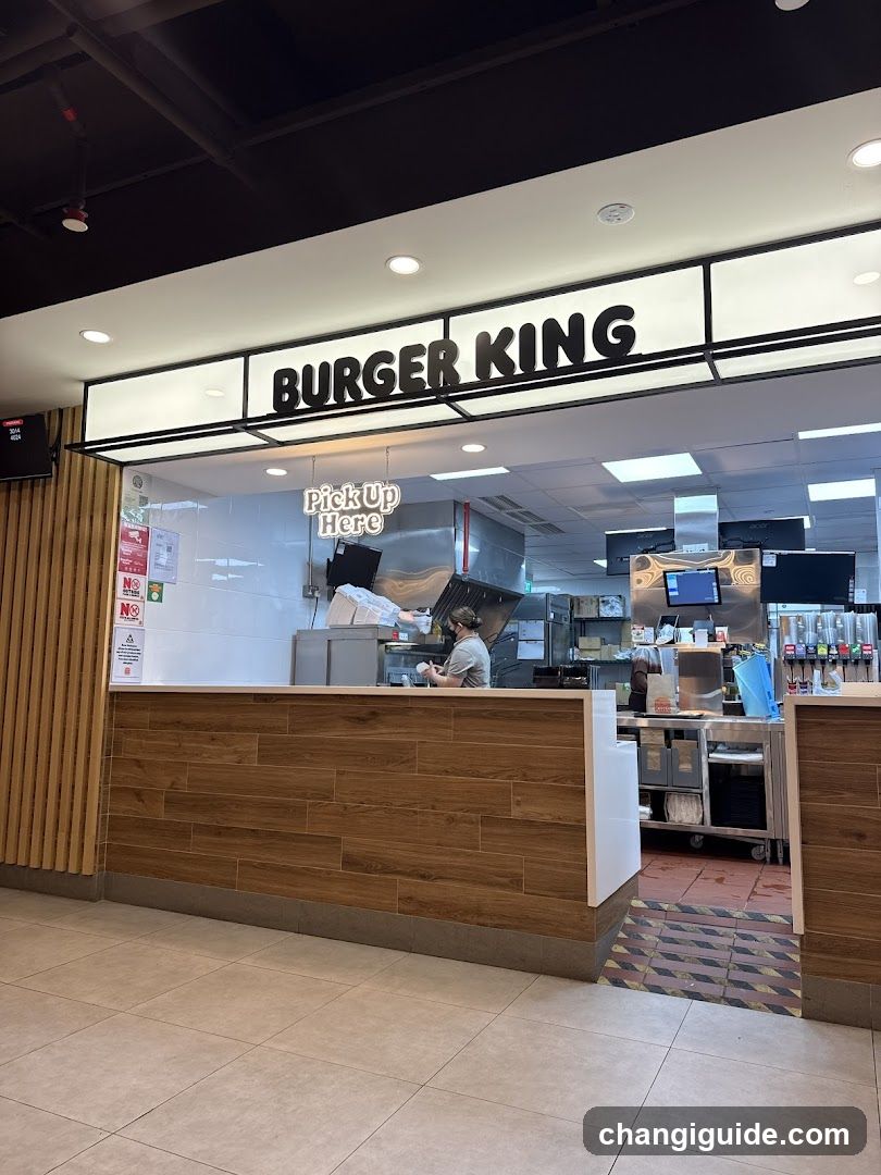 Burger King Interior View
