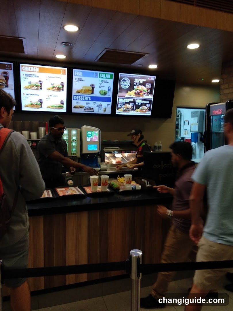 Fast Food Counter Interior