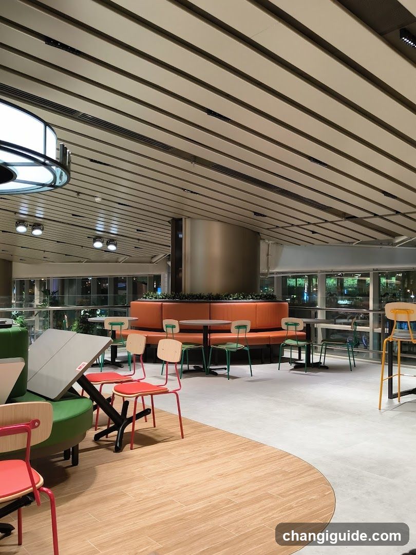 Modern Cafeteria Interior