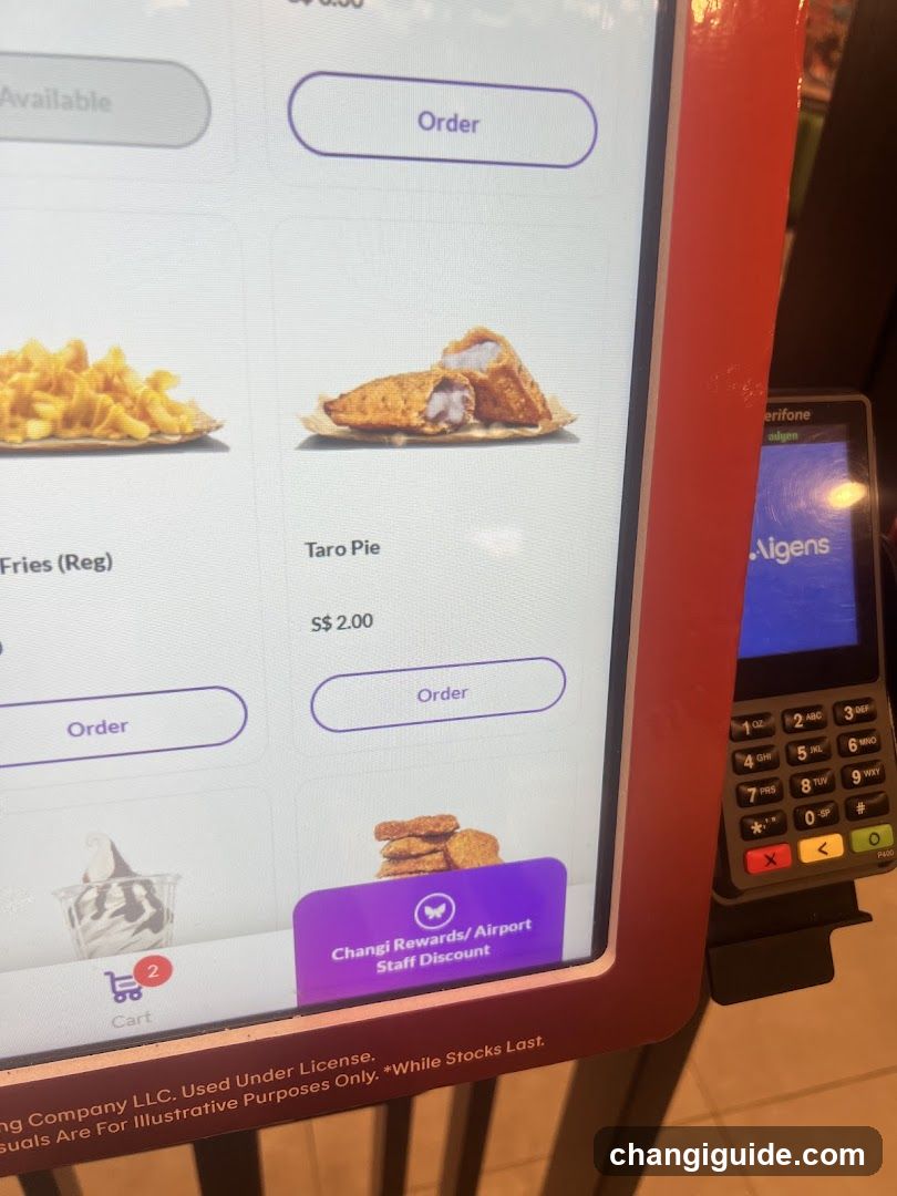 Self-Service Kiosk Display