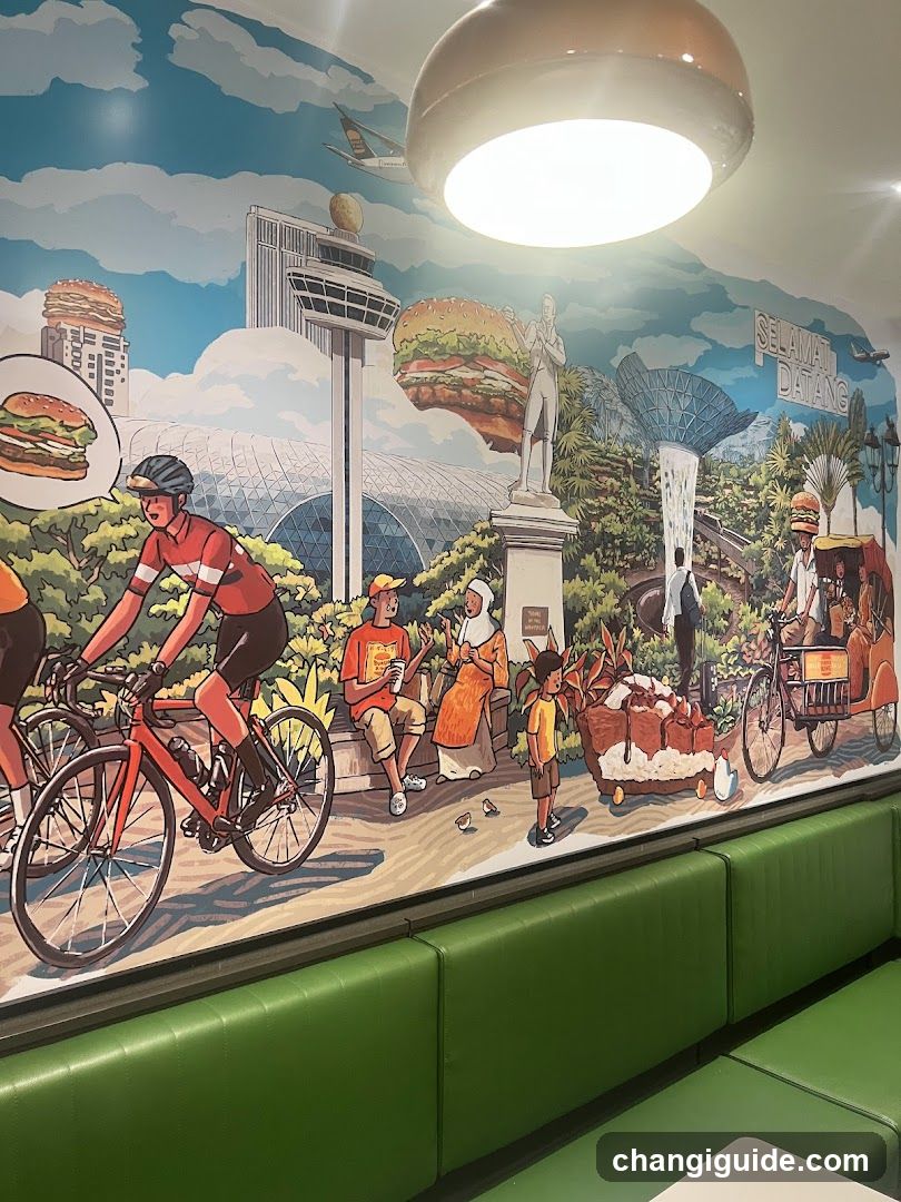 Burger Wall Mural