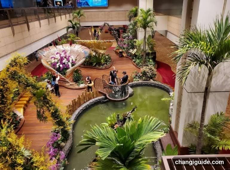 Indoor Tropical Garden Display