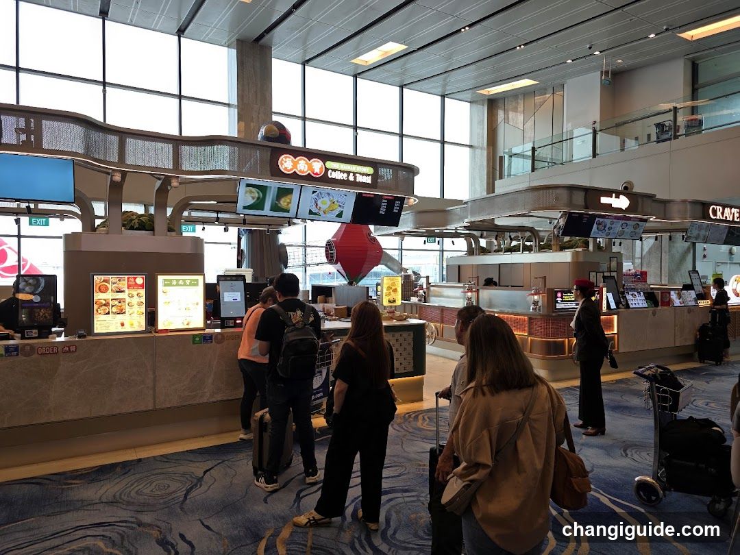 Airport Food Court Interior