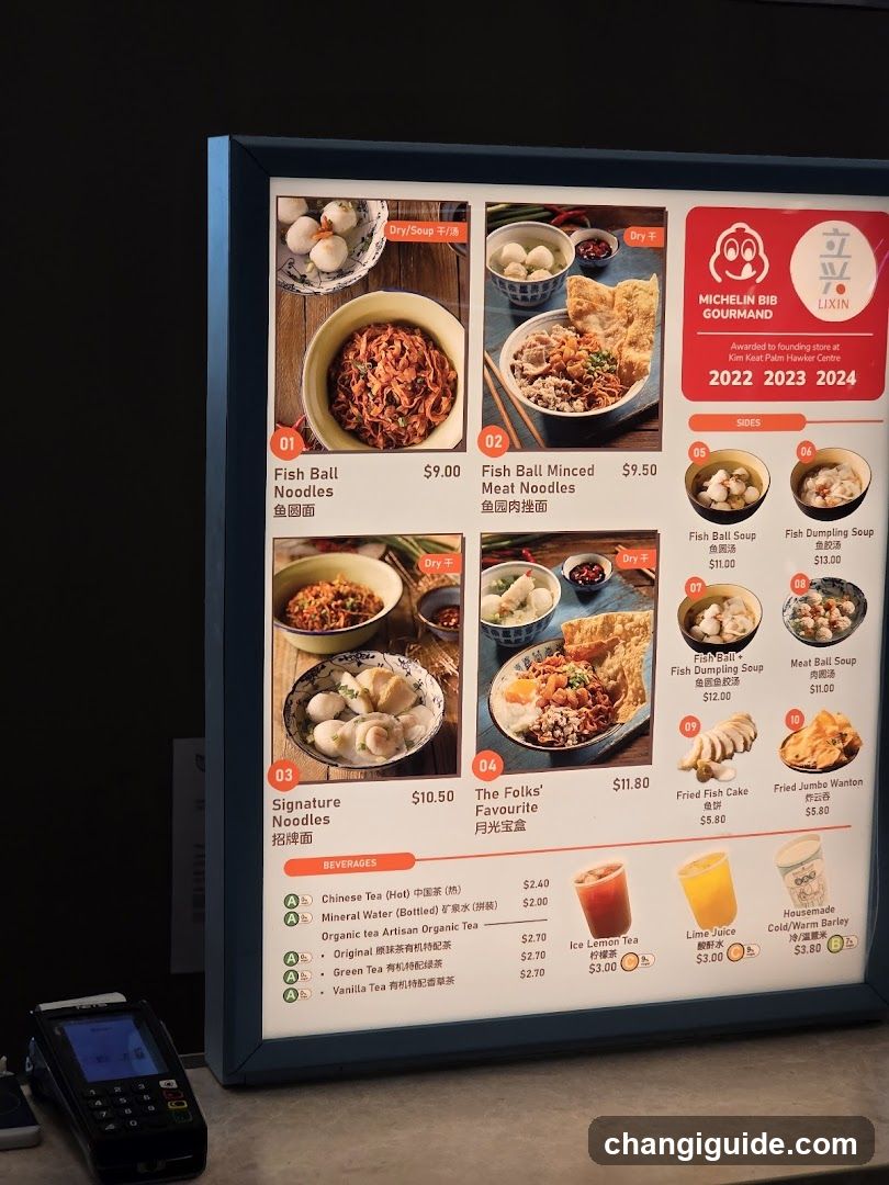 Lixin Menu Board