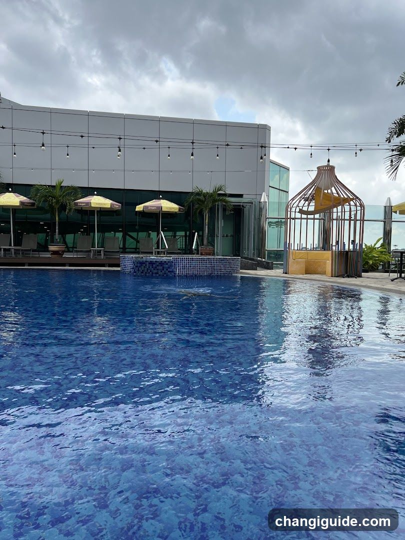 Poolside Lounge Area