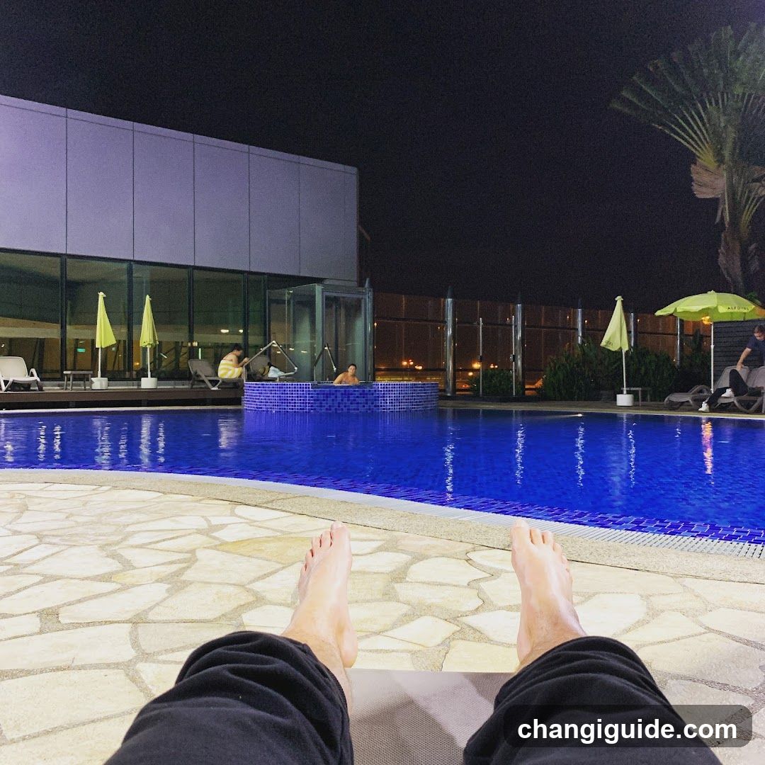 Poolside Night View