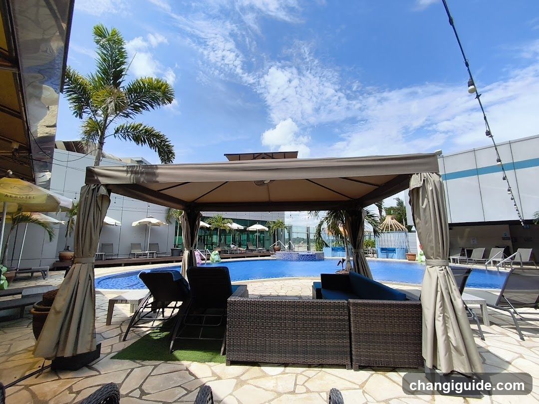 Poolside Lounge Area
