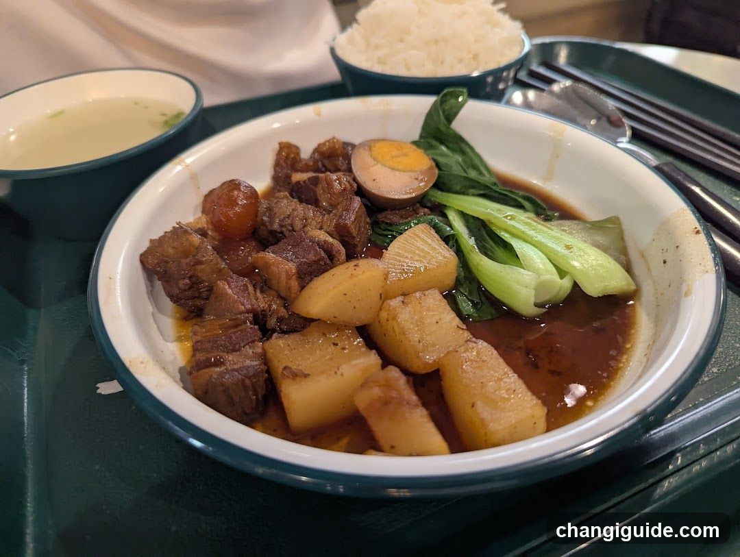 Braised Pork and Rice Meal