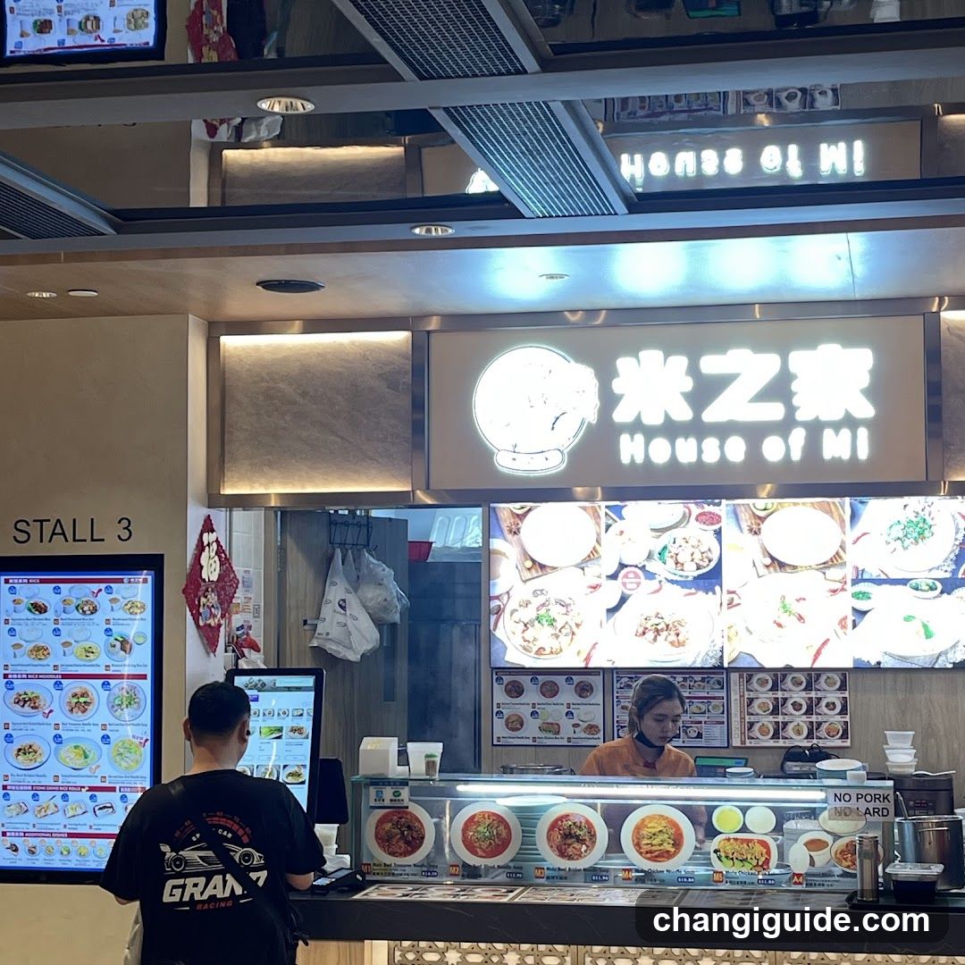 Food Stall Interior View