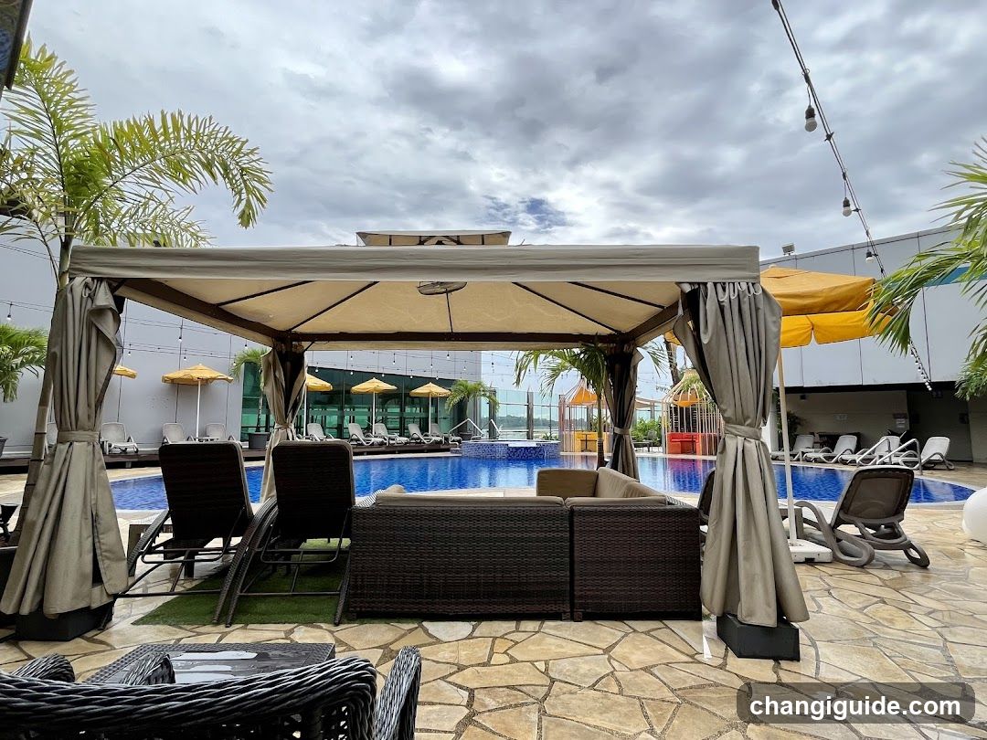 Poolside Lounge Area