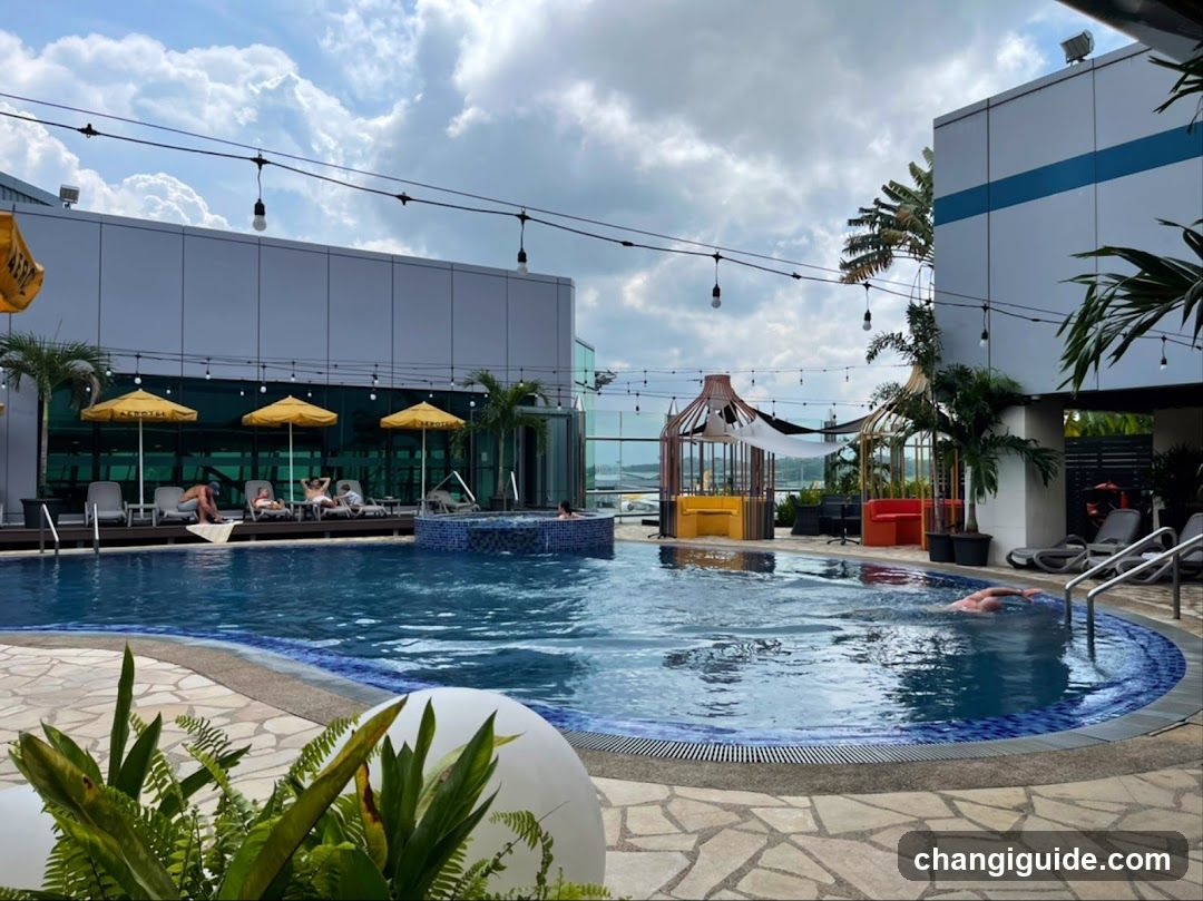 Poolside Lounge Area