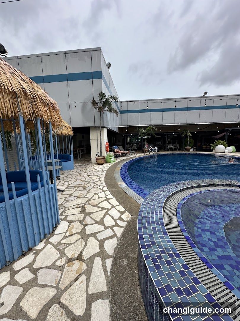 Poolside Lounge Area