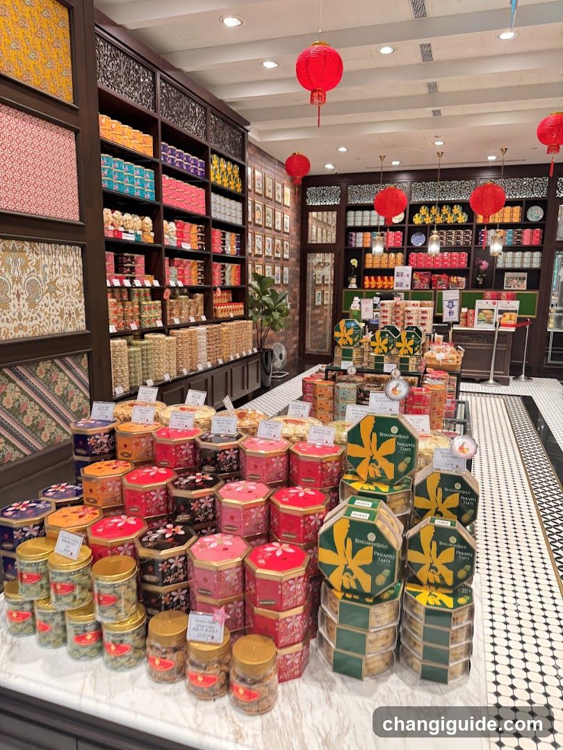 Interior of a traditional Chinese confectionery shop