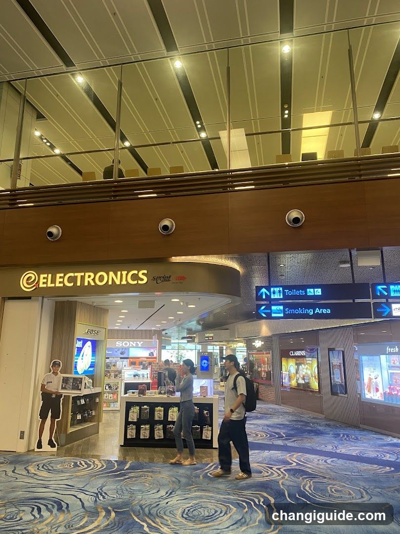 Airport Electronics Store Interior