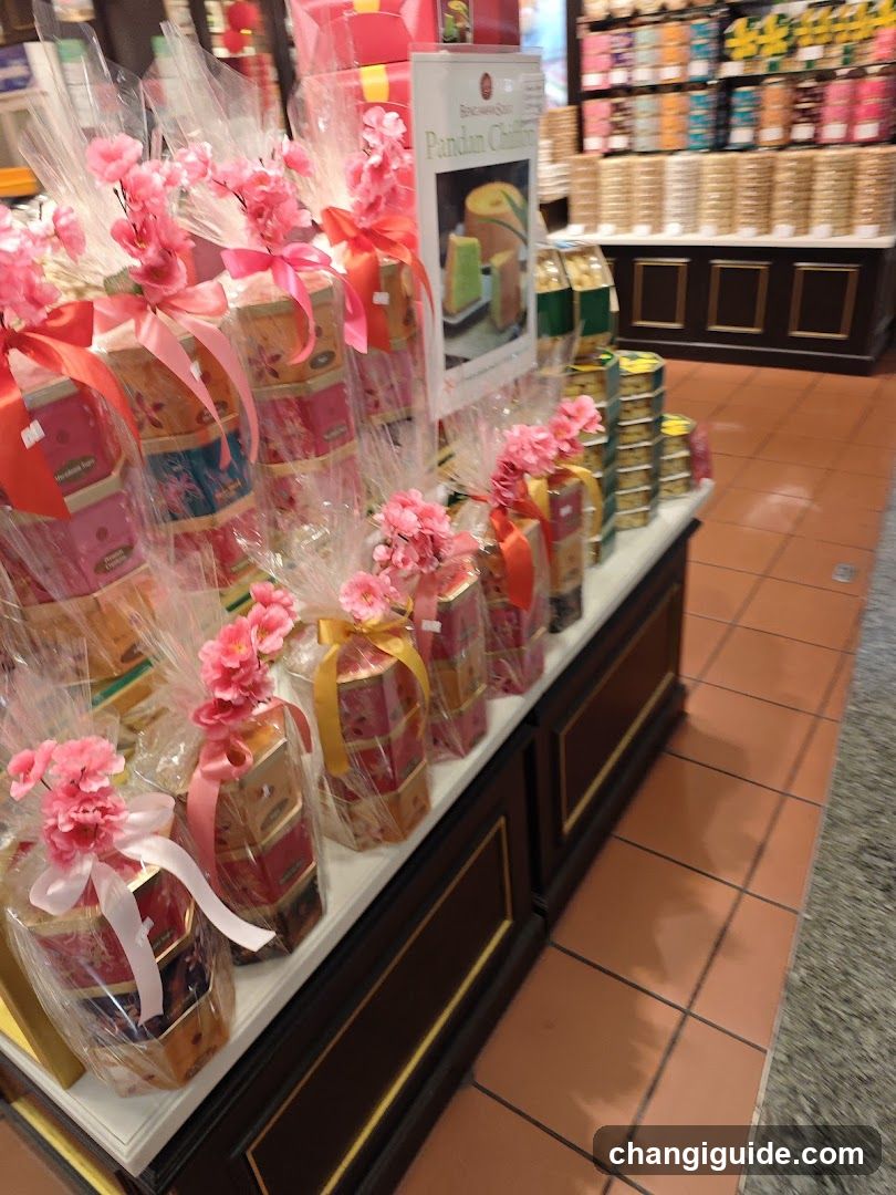 Gifted Pandan Cakes Display