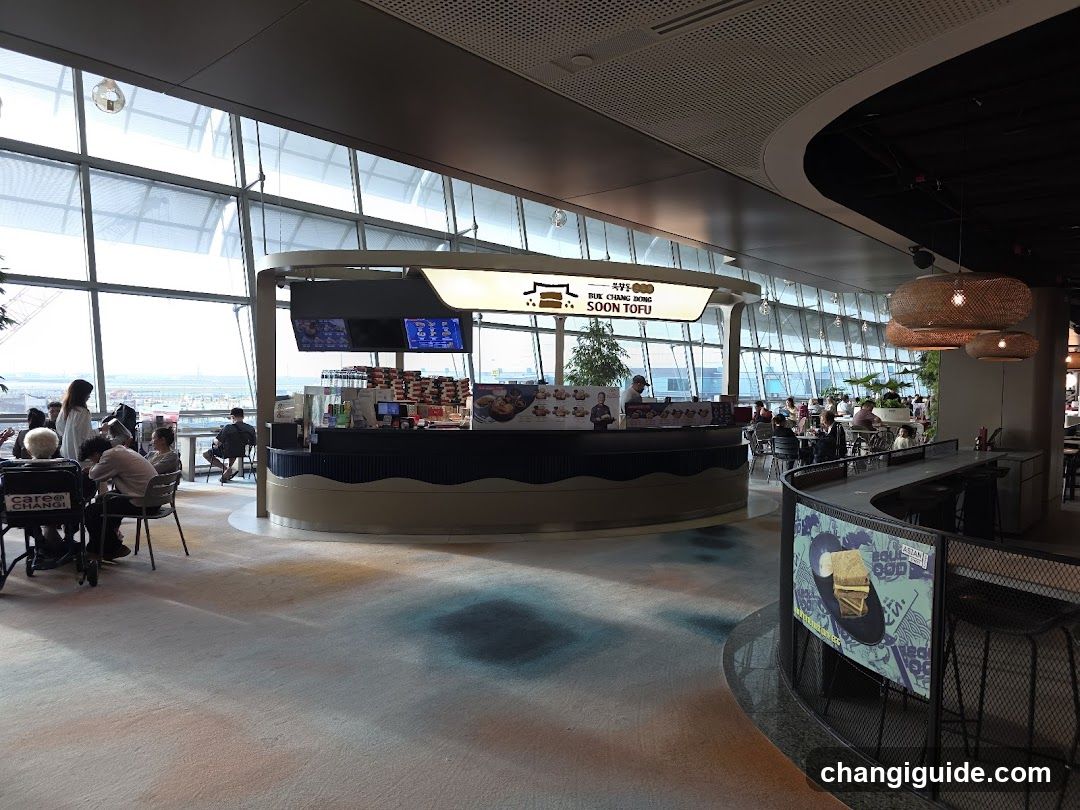 Airport Food Court Interior