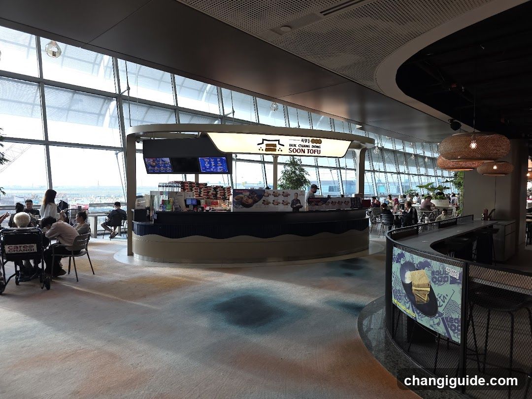 Airport Food Court Interior
