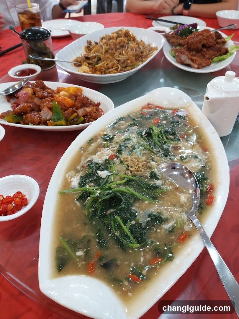 Dining Table with Chinese Dishes