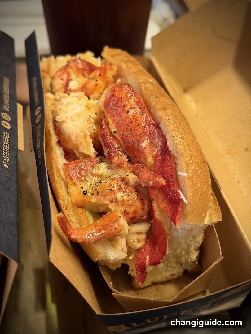 Lobster Roll in Paper Box