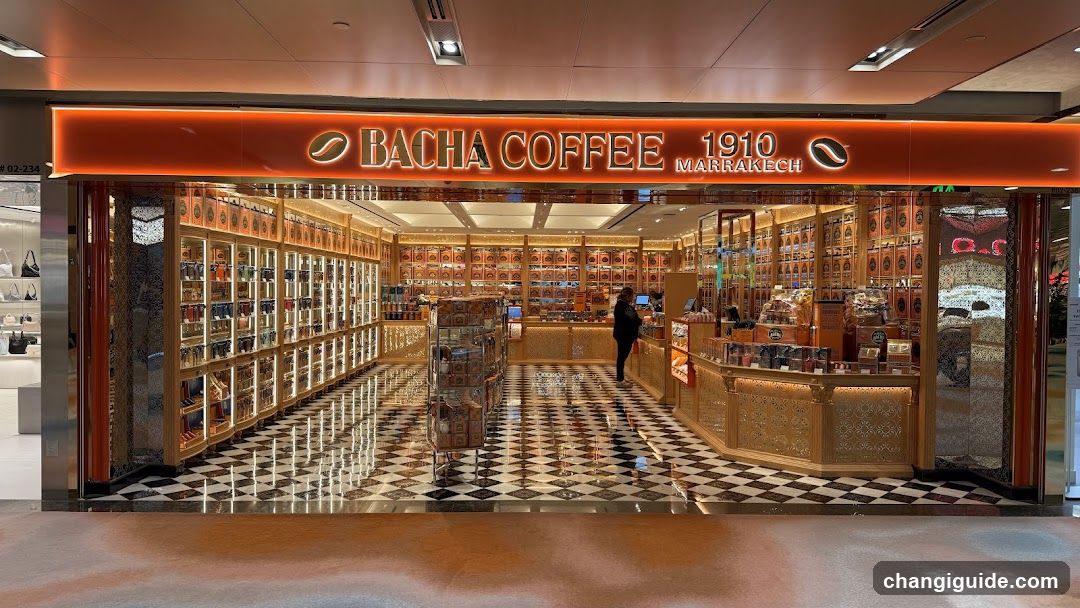 Bacha Coffee The Globe, Changi Int'l Airport Terminal 2